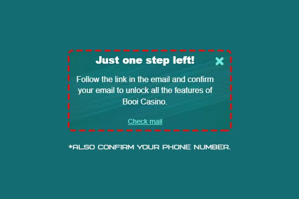 Korak 3: potrditev e-pošte